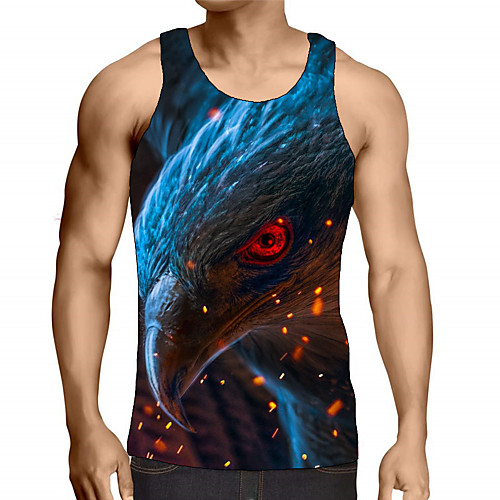 Men's Tank Top Graphic Animal Plus Size Print Sleeveless Daily Tops Streetwear Exaggerated Rainbow
Men's Tank Top Graphic Animal Plus Size Print Sleeveless Daily Tops Streetwear Exaggerated Rainbow