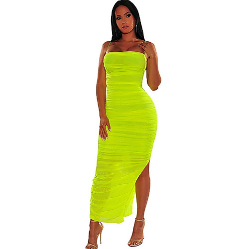 Women's Sheath Dress Midi Dress - Sleeveless Solid Color Summer Casual Daily 2020 Black Blue Green S M L XL
Women's Sheath Dress Midi Dress - Sleeveless Solid Color Summer Casual Daily 2020 Black Blue Green S M L XL