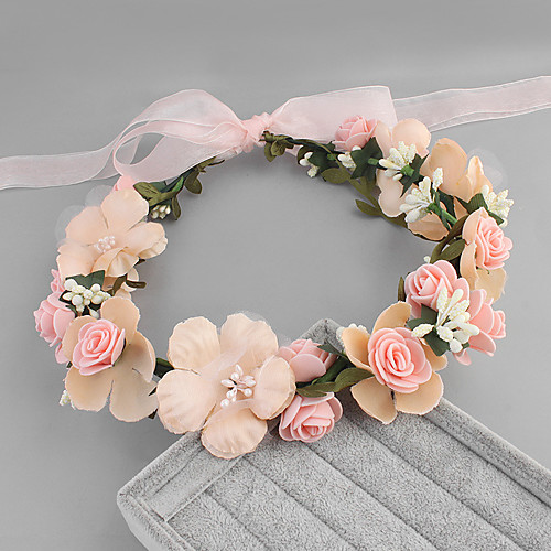 Hand-embroidered fabric Headbands with Flower 1 Piece Wedding / Party / Evening Headpiece
Hand-embroidered fabric Headbands with Flower 1 Piece Wedding / Party / Evening Headpiece