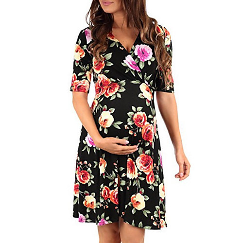 Women's A-Line Dress Short Mini Dress - Short Sleeves Floral Summer Chinoiserie 2020 Black Fuchsia Orange Rainbow S M L XL
Women's A-Line Dress Short Mini Dress - Short Sleeves Floral Summer Chinoiserie 2020 Black Fuchsia Orange Rainbow S M L XL