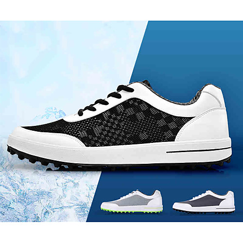 Men's Golf Shoes Lightweight Breathable Anti-Slip Sweat-wicking Golf Outdoor Exercise Spring Summer GrayWhite Black Dark Gray
Men's Golf Shoes Lightweight Breathable Anti-Slip Sweat-wicking Golf Outdoor Exercise Spring Summer GrayWhite Black Dark Gray