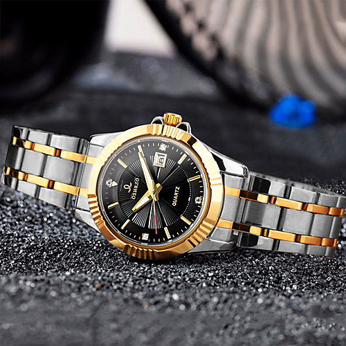 Women's Quartz Watches Classic Casual Gold Stainless Steel Chinese Quartz White Black Gold Water Resistant / Waterproof Calendar / date / day New Design 30 m 1 pc Analog One Year Battery Life
Women's Quartz Watches Classic Casual Gold Stainless Steel Chinese Quartz White Black Gold Water Resistant / Waterproof Calendar / date / day New Design 30 m 1 pc Analog One Year Battery Life