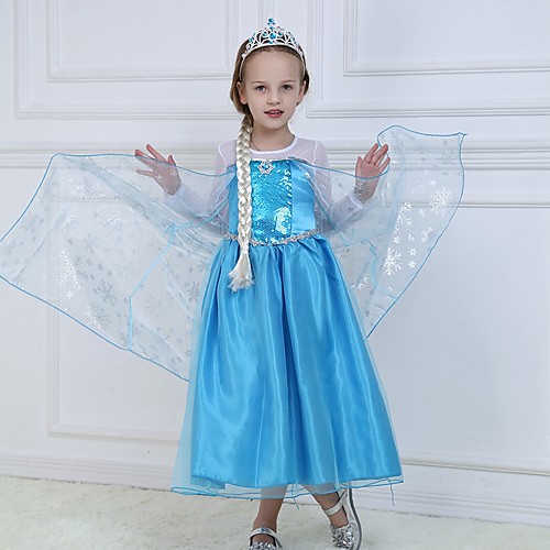 Princess Elsa Dress Flower Girl Dress Girls' Movie Cosplay A-Line Slip Blue Dress Halloween Children's Day Masquerade Polyester
Princess Elsa Dress Flower Girl Dress Girls' Movie Cosplay A-Line Slip Blue Dress Halloween Children's Day Masquerade Polyester