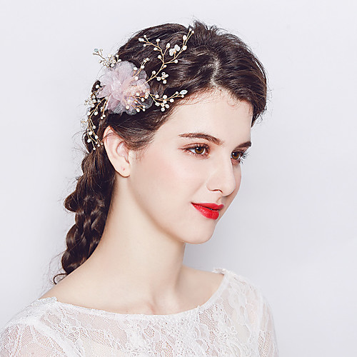 Hand-embroidered fabric Hair Combs with Flower 1 Piece Wedding / Party / Evening Headpiece
Hand-embroidered fabric Hair Combs with Flower 1 Piece Wedding / Party / Evening Headpiece