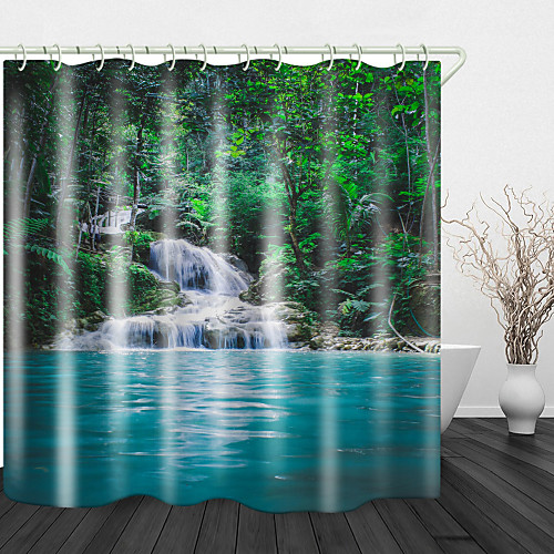Mountain Water Pond Digital Print Waterproof Fabric Shower Curtain for Bathroom Home Decor Covered Bathtub Curtains Liner Includes with Hooks
Mountain Water Pond Digital Print Waterproof Fabric Shower Curtain for Bathroom Home Decor Covered Bathtub Curtains Liner Includes with Hooks