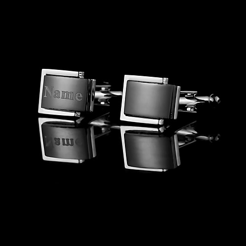 Personalized Customized Men's Cufflink Set Geometrical Geometric 1pc / pack Black
Personalized Customized Men's Cufflink Set Geometrical Geometric 1pc / pack Black