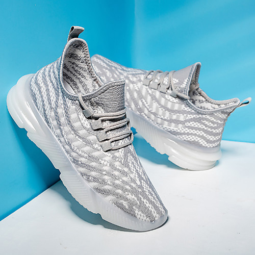 Men's Summer Casual Athletic Trainers / Athletic Shoes Running Shoes Tissage Volant Breathable Non-slipping Wear Proof Black / Orange / Gray
Men's Summer Casual Athletic Trainers / Athletic Shoes Running Shoes Tissage Volant Breathable Non-slipping Wear Proof Black / Orange / Gray