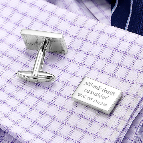 Personalized Customized Men's Cufflink Set Geometrical Geometric 1pc / pack Golden Rose Gold Black
Personalized Customized Men's Cufflink Set Geometrical Geometric 1pc / pack Golden Rose Gold Black