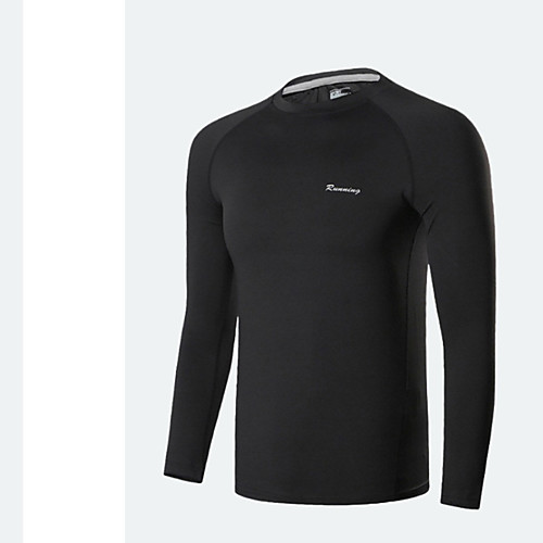 Men's Elastane Workout Shirt Running Shirt Running Walking Fitness Thermal / Warm Breathable Quick Dry Sportswear Tee / T-shirt Long Sleeve Activewear Stretchy
Men's Elastane Workout Shirt Running Shirt Running Walking Fitness Thermal / Warm Breathable Quick Dry Sportswear Tee / T-shirt Long Sleeve Activewear Stretchy