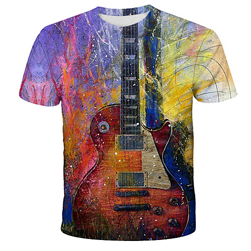 Men's T shirt Graphic Print Short Sleeve Daily Tops Streetwear Exaggerated Rainbow
Men's T shirt Graphic Print Short Sleeve Daily Tops Streetwear Exaggerated Rainbow