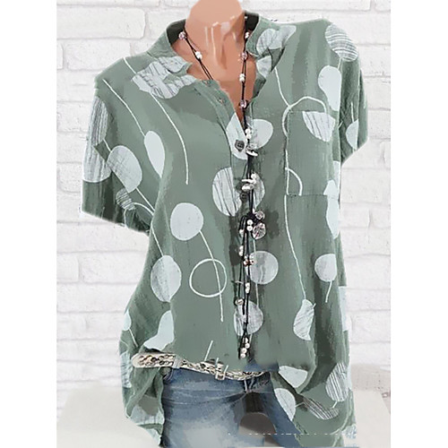 Women's Tops Floral Blouse V Neck Daily Summer White Black Blue Blushing Pink Green Gray S M L XL 2XL 3XL 4XL 5XL
Women's Tops Floral Blouse V Neck Daily Summer White Black Blue Blushing Pink Green Gray S M L XL 2XL 3XL 4XL 5XL