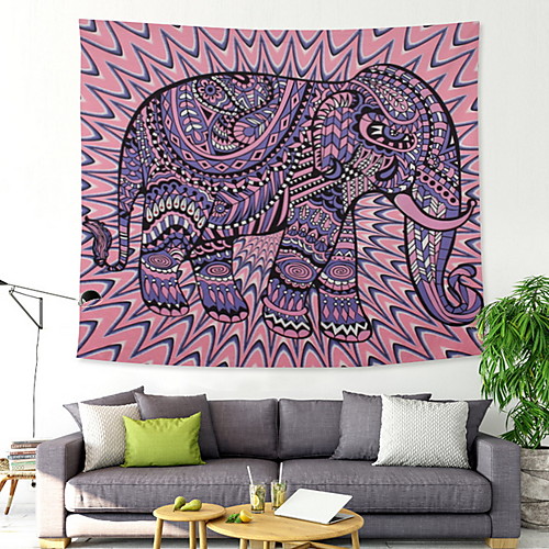 

Elephant Tapestry Mandala Indian Tapestry Wall Hanging Printed Decoration Beach Mat