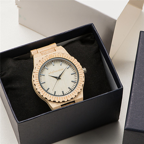 Women's Quartz Watches Casual Fashion Wood Chinese Quartz Wood Golden / Brown GoldenSilver Wooden 30 m 1 pc Analog One Year Battery Life
Women's Quartz Watches Casual Fashion Wood Chinese Quartz Wood Golden / Brown GoldenSilver Wooden 30 m 1 pc Analog One Year Battery Life