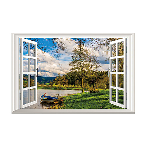 Boat Lake View Wall Stickers 3D Wall Stickers Decorative Wall Stickers PVC Home Decoration Wall Decal Wall Decoration 1pc 5838cm
Boat Lake View Wall Stickers 3D Wall Stickers Decorative Wall Stickers PVC Home Decoration Wall Decal Wall Decoration 1pc 5838cm