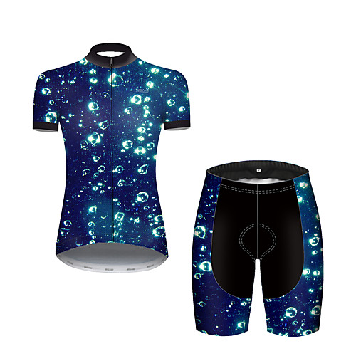 21Grams Women's Short Sleeve Cycling Jersey with Shorts Nylon Black / Blue Gradient 3D Bike Quick Dry Breathable Sports Gradient Mountain Bike MTB Road Bike Cycling Clothing Apparel / Stretchy
21Grams Women's Short Sleeve Cycling Jersey with Shorts Nylon Black / Blue Gradient 3D Bike Quick Dry Breathable Sports Gradient Mountain Bike MTB Road Bike Cycling Clothing Apparel / Stretchy