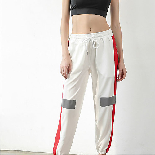 Women's Yoga Pants Drawstring Fashion White Black Pink Yoga Running Fitness Bottoms Sport Activewear Comfy Breathable Quick Dry Soft Reflective Strips
Women's Yoga Pants Drawstring Fashion White Black Pink Yoga Running Fitness Bottoms Sport Activewear Comfy Breathable Quick Dry Soft Reflective Strips