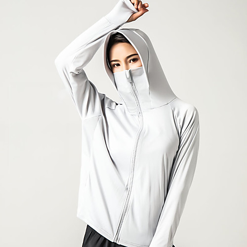 Women's Hoodie Jacket Yoga Top Thumbhole Pocket Fashion White Blue Pink Grey Yoga Fitness Running Top Long Sleeve Sport Activewear UV Sun Protection Quick Dry Breathable Comfortable Stretchy
Women's Hoodie Jacket Yoga Top Thumbhole Pocket Fashion White Blue Pink Grey Yoga Fitness Running Top Long Sleeve Sport Activewear UV Sun Protection Quick Dry Breathable Comfortable Stretchy