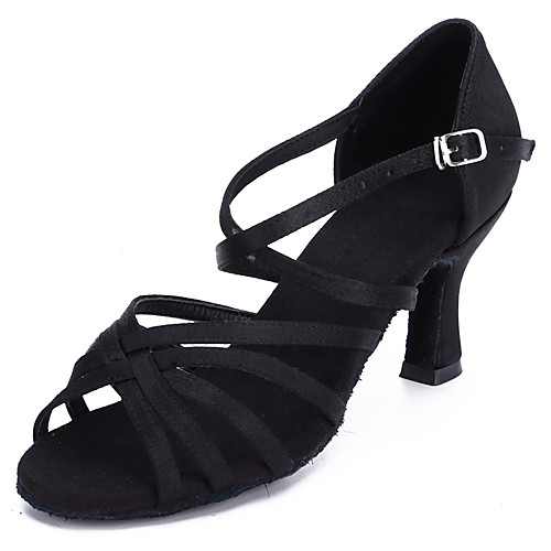 Women's Latin Shoes Salsa Shoes Heel Buckle Thick Heel Black Brown Beige Buckle
Women's Latin Shoes Salsa Shoes Heel Buckle Thick Heel Black Brown Beige Buckle