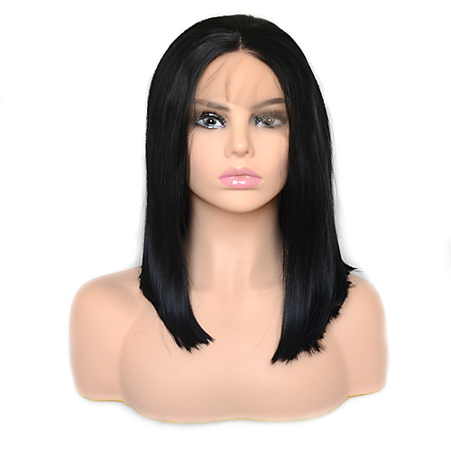 1b Bob 14inch Straight Synthetic Lace Front Wig High Temperature Fiber Daily Wearing For Women
1b Bob 14inch Straight Synthetic Lace Front Wig High Temperature Fiber Daily Wearing For Women