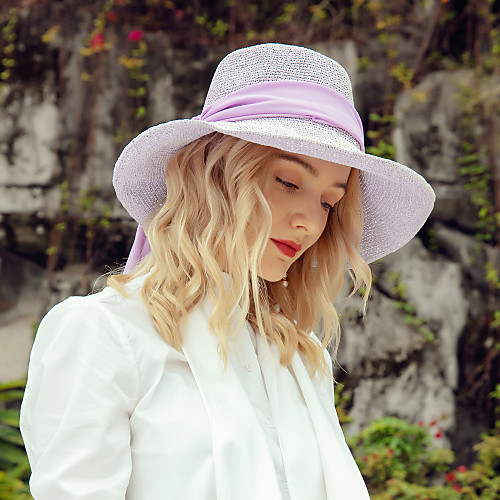 Headwear Casual Natural Fiber Hats with Ribbons 1pc Casual / Daily Wear Headpiece
Headwear Casual Natural Fiber Hats with Ribbons 1pc Casual / Daily Wear Headpiece