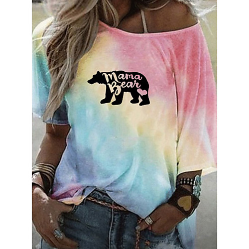 Women's T-shirt Graphic Tops Round Neck Daily Summer Blue Purple Yellow Blushing Pink S M L XL 2XL 3XL
Women's T-shirt Graphic Tops Round Neck Daily Summer Blue Purple Yellow Blushing Pink S M L XL 2XL 3XL