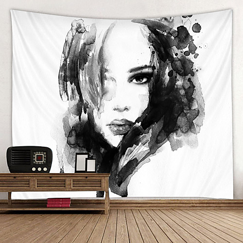 Black And White ink Painting Printed Tapestry Decor Wall Art Tablecloths Bedspread Picnic Blanket Beach Throw Tapestries Colorful Bedroom Hall Dorm Living Room Hanging
Black And White ink Painting Printed Tapestry Decor Wall Art Tablecloths Bedspread Picnic Blanket Beach Throw Tapestries Colorful Bedroom Hall Dorm Living Room Hanging