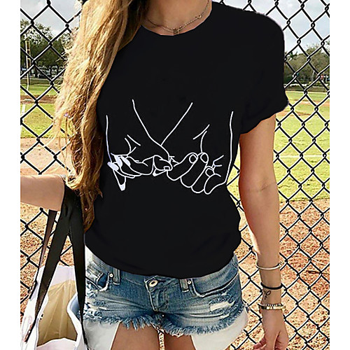 Women's Tops Graphic 3D Print T-shirt - Print Round Neck Basic Daily Spring Summer Rainbow XS S M L XL 2XL 3XL 4XL 5XL 6XL
Women's Tops Graphic 3D Print T-shirt - Print Round Neck Basic Daily Spring Summer Rainbow XS S M L XL 2XL 3XL 4XL 5XL 6XL