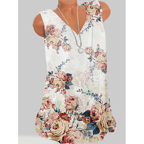 Women's Tops Floral Tank Top V Neck Daily Summer Yellow S M L XL 2XL 3XL 4XL 5XL
Women's Tops Floral Tank Top V Neck Daily Summer Yellow S M L XL 2XL 3XL 4XL 5XL