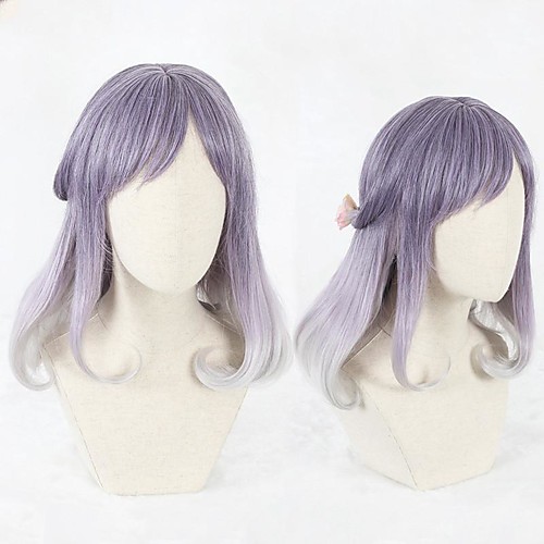 Cosplay Wig Lolita Curly Cosplay Halloween Middle Part Wig Medium Length Purple Synthetic Hair 16 inch Women's Anime Cosplay Best Quality Purple
Cosplay Wig Lolita Curly Cosplay Halloween Middle Part Wig Medium Length Purple Synthetic Hair 16 inch Women's Anime Cosplay Best Quality Purple