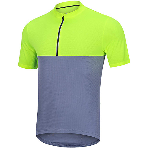 WECYCLE Men's Short Sleeve Cycling Jersey Black Yellow Grey Patchwork Bike Tee / T-shirt Jersey Mountain Bike MTB Road Bike Cycling Sports Clothing Apparel / Stretchy
WECYCLE Men's Short Sleeve Cycling Jersey Black Yellow Grey Patchwork Bike Tee / T-shirt Jersey Mountain Bike MTB Road Bike Cycling Sports Clothing Apparel / Stretchy