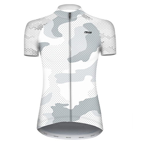 21Grams Women's Short Sleeve Cycling Jersey White Camo / Camouflage Bike Top Mountain Bike MTB Road Bike Cycling Breathable Sports Clothing Apparel / Micro-elastic
21Grams Women's Short Sleeve Cycling Jersey White Camo / Camouflage Bike Top Mountain Bike MTB Road Bike Cycling Breathable Sports Clothing Apparel / Micro-elastic