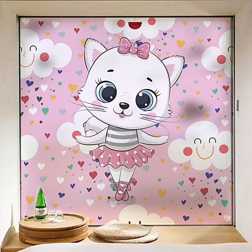 Cute Cat Pattern Matte Window Sticker Bathroom Kitchen Kids Room Shop Living Room Bedroom Balcony Window Film 6058cm
Cute Cat Pattern Matte Window Sticker Bathroom Kitchen Kids Room Shop Living Room Bedroom Balcony Window Film 6058cm