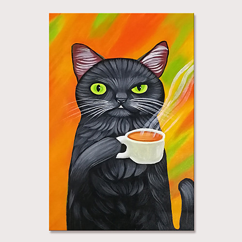 Oil Painting Hand Painted Vertical Animals Pop Art Modern Rolled Canvas (No Frame)
Oil Painting Hand Painted Vertical Animals Pop Art Modern Rolled Canvas (No Frame)