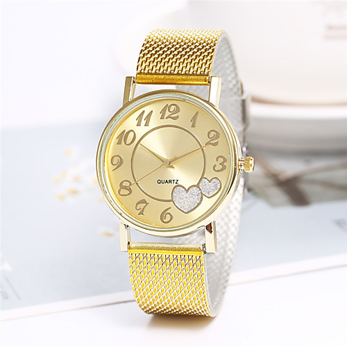 Women's Quartz Watches Fashion White Alloy Chinese Quartz White Gold Casual Watch Analog One Year Battery Life
Women's Quartz Watches Fashion White Alloy Chinese Quartz White Gold Casual Watch Analog One Year Battery Life