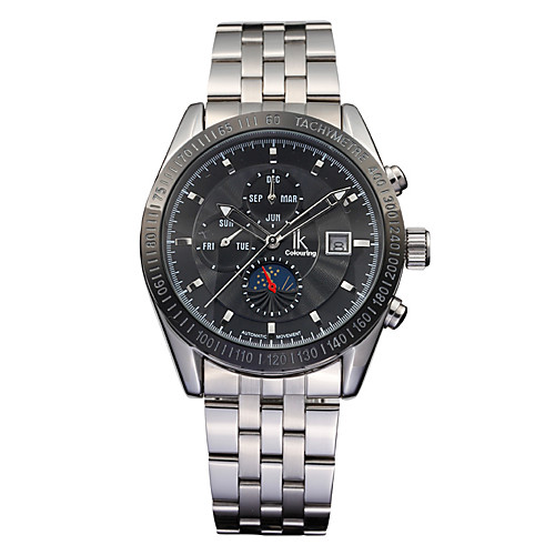 Men's Mechanical Watch Automatic self-winding Modern Style Stylish Stainless Steel Silver Water Resistant / Waterproof Calendar / date / day Analog Casual Fashion - Black / Silver WhiteSilver
Men's Mechanical Watch Automatic self-winding Modern Style Stylish Stainless Steel Silver Water Resistant / Waterproof Calendar / date / day Analog Casual Fashion - Black / Silver WhiteSilver
