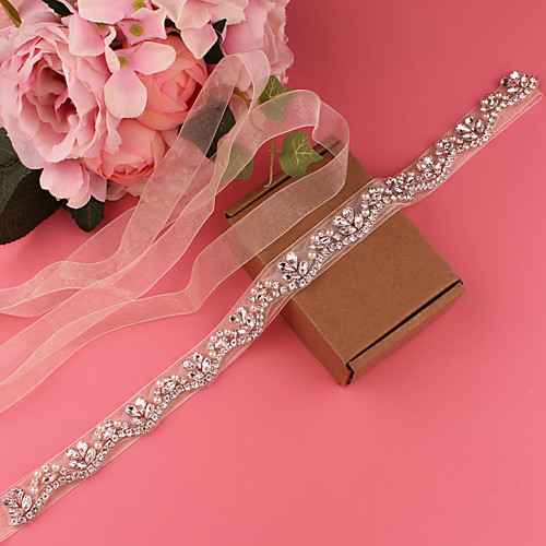 Satin / Tulle Wedding / Party / Evening Sash With Imitation Pearl / Belt / Appliques Women's Sashes
Satin / Tulle Wedding / Party / Evening Sash With Imitation Pearl / Belt / Appliques Women's Sashes