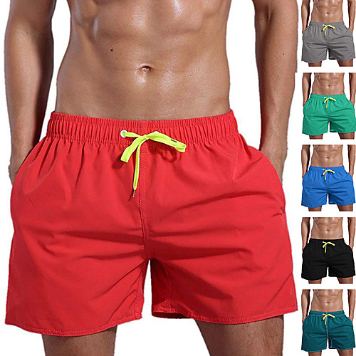 Men's Swim Shorts Swim Trunks Board Shorts Breathable Quick Dry Short Sleeve Drawstring - Swimming Diving Beach Solid Colored Autumn / Fall Spring Summer / Micro-elastic
Men's Swim Shorts Swim Trunks Board Shorts Breathable Quick Dry Short Sleeve Drawstring - Swimming Diving Beach Solid Colored Autumn / Fall Spring Summer / Micro-elastic