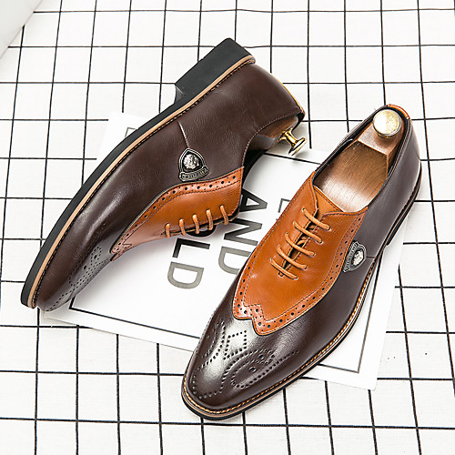 Men's Summer Business / Casual Daily Oxfords Walking Shoes Leather Breathable Non-slipping Wear Proof Black / Brown
Men's Summer Business / Casual Daily Oxfords Walking Shoes Leather Breathable Non-slipping Wear Proof Black / Brown