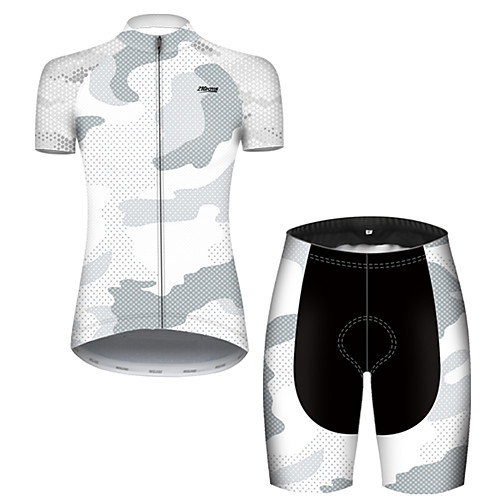 21Grams Women's Short Sleeve Cycling Jersey with Shorts Nylon Black / White Polka Dot Camo / Camouflage Bike Breathable Quick Dry Sports Polka Dot Mountain Bike MTB Road Bike Cycling Clothing Apparel
21Grams Women's Short Sleeve Cycling Jersey with Shorts Nylon Black / White Polka Dot Camo / Camouflage Bike Breathable Quick Dry Sports Polka Dot Mountain Bike MTB Road Bike Cycling Clothing Apparel