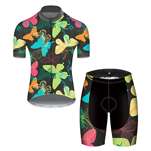 21Grams Men's Short Sleeve Cycling Jersey with Shorts Green / Yellow Butterfly Bike Breathable Sports Butterfly Mountain Bike MTB Road Bike Cycling Clothing Apparel / Stretchy
21Grams Men's Short Sleeve Cycling Jersey with Shorts Green / Yellow Butterfly Bike Breathable Sports Butterfly Mountain Bike MTB Road Bike Cycling Clothing Apparel / Stretchy