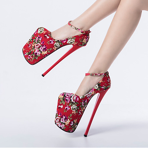 Women's Heels Spring / Fall Stiletto Heel Round Toe Sexy Party & Evening Buckle Floral Satin Red
Women's Heels Spring / Fall Stiletto Heel Round Toe Sexy Party & Evening Buckle Floral Satin Red