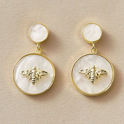 Women's Drop Earrings Earrings Classic Bee Stylish Classic Vintage Trendy Fashion Earrings Jewelry Gold For Birthday Date Vacation Beach Festival 1 Pair
Women's Drop Earrings Earrings Classic Bee Stylish Classic Vintage Trendy Fashion Earrings Jewelry Gold For Birthday Date Vacation Beach Festival 1 Pair