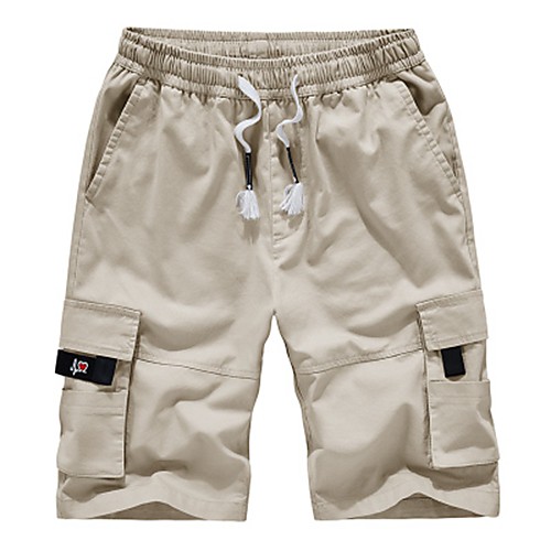 Men's Sporty Basic Breathable Cotton Slim Daily Weekend Shorts Tactical Cargo Pants Solid Colored Knee Length Sporty Black Army Green Light Green / Summer / Drawstring
Men's Sporty Basic Breathable Cotton Slim Daily Weekend Shorts Tactical Cargo Pants Solid Colored Knee Length Sporty Black Army Green Light Green / Summer / Drawstring