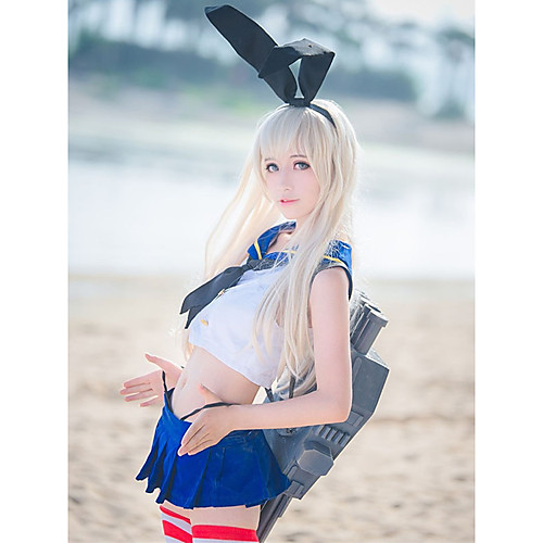 Inspired by Collection Shimakaze Anime Cosplay Costumes Japanese Outfits Top Dress For Women's
Inspired by Collection Shimakaze Anime Cosplay Costumes Japanese Outfits Top Dress For Women's