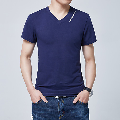 Men's Solid Colored T-shirt Business Basic Daily Work White / Black / Navy Blue / Gray
Men's Solid Colored T-shirt Business Basic Daily Work White / Black / Navy Blue / Gray