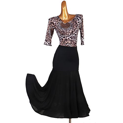 Ballroom Dance Skirts Pattern / Print Ruching Women's Performance Half Sleeve Natural Spandex
Ballroom Dance Skirts Pattern / Print Ruching Women's Performance Half Sleeve Natural Spandex