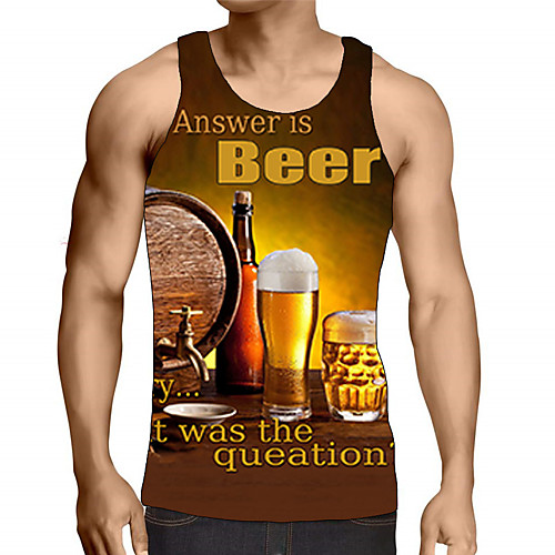 Men's Graphic Letter Print Tank Top Street chic Exaggerated Daily Going out Rainbow
Men's Graphic Letter Print Tank Top Street chic Exaggerated Daily Going out Rainbow