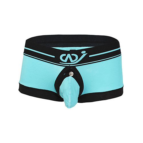 Men's 1 Piece Cut Out Boxers Underwear - Normal Low Waist Light Blue White Black S M L
Men's 1 Piece Cut Out Boxers Underwear - Normal Low Waist Light Blue White Black S M L