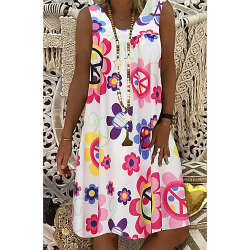 Women's A-Line Dress Midi Dress - Sleeveless Floral Summer Casual 2020 White Black Blue Purple Blushing Pink Navy Blue S M L XL XXL XXXL XXXXL XXXXXL
Women's A-Line Dress Midi Dress - Sleeveless Floral Summer Casual 2020 White Black Blue Purple Blushing Pink Navy Blue S M L XL XXL XXXL XXXXL XXXXXL