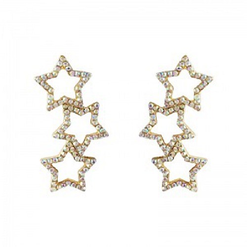 Women's Crystal Stud Earrings Hollow Out Star Trendy Sweet Earrings Jewelry Rainbow For Party Daily Bar Festival 1 Pair
Women's Crystal Stud Earrings Hollow Out Star Trendy Sweet Earrings Jewelry Rainbow For Party Daily Bar Festival 1 Pair